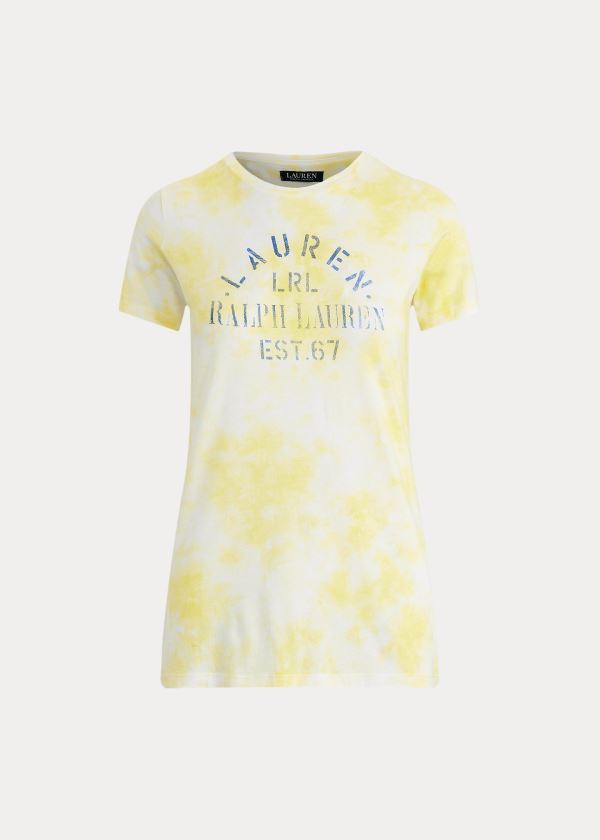 Ralph Lauren Tie-Dye Cotton-Blend T Shirt Dame Danmark (SCFPB6173)